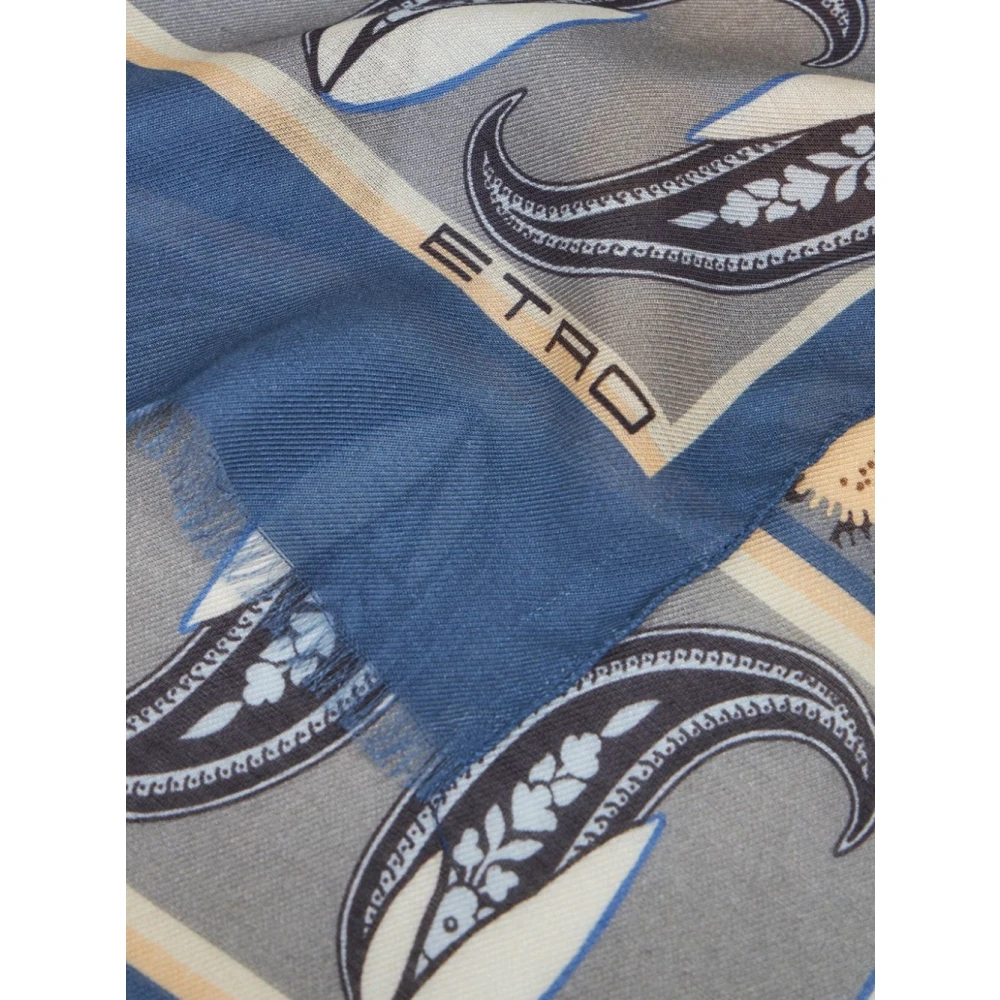 ETRO Stijlvolle Sjaalcollectie Blue Dames