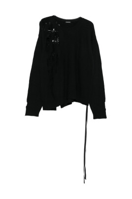 pull-en-laine-noire-avec-details-uses
