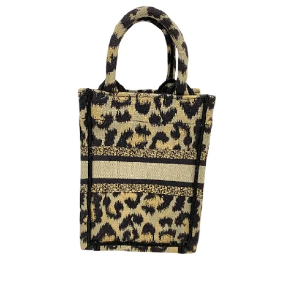 Dior Vintage Pre-owned Canvas totes Beige Dames