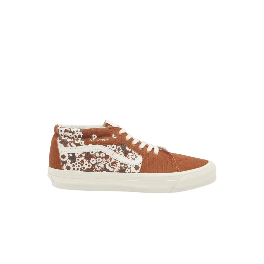 Vans Bruine Canvas Sneakers met Decoraties Dames Schoenen