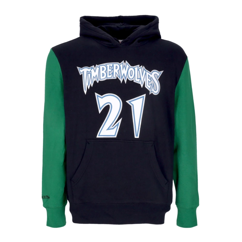 Mitchell & Ness Kevin Garnett NBA Mode Hoodie Blue Heren
