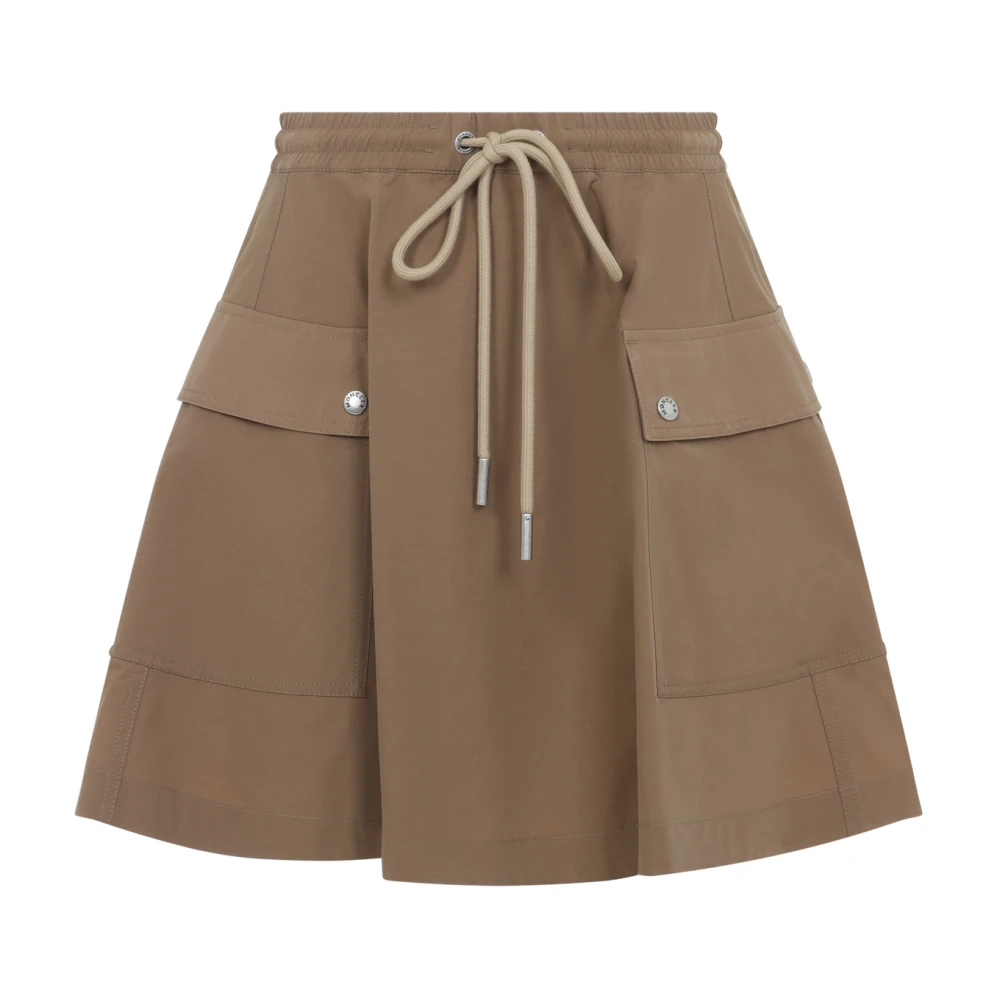 Moncler , Short Skirts, Female, Brown, 2XS, Short Skirt