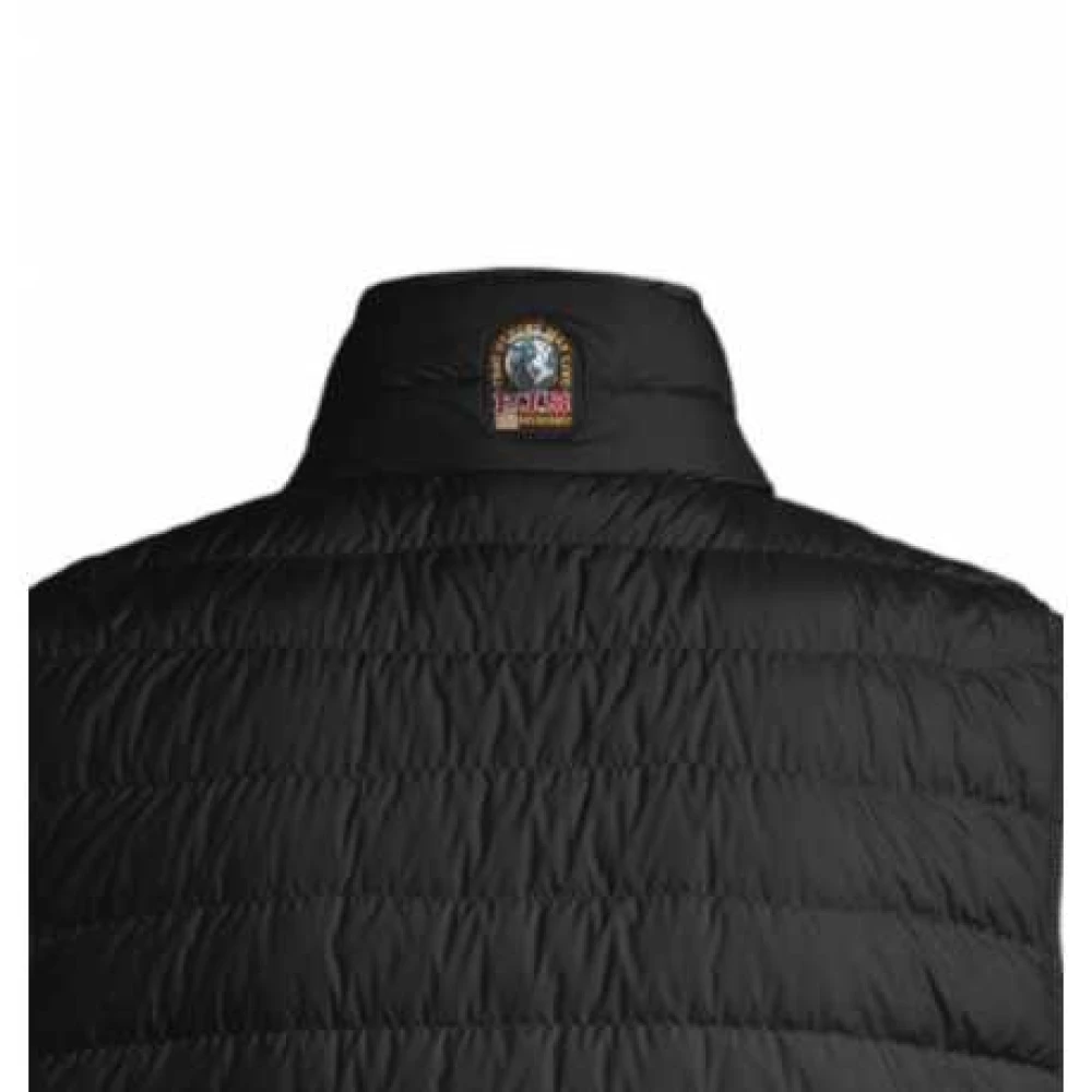 Parajumpers Zwarte Gewatteerde Mouwloze Jas Perfect Black Heren