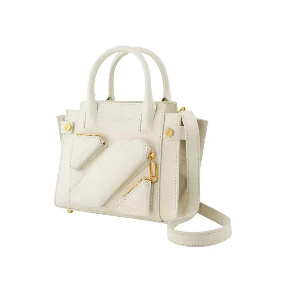Off White Leather handbags White Dames