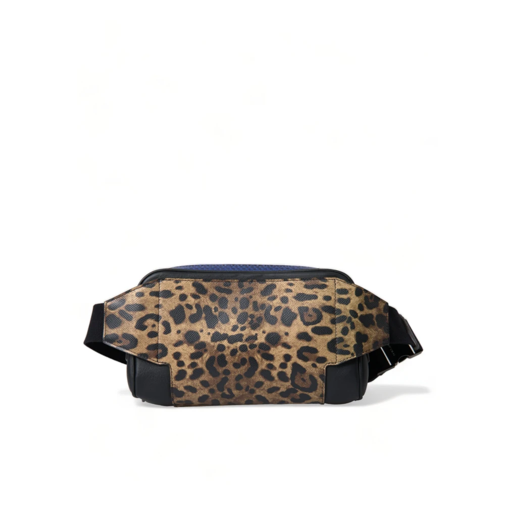 Dolce & Gabbana Exotische Luipaardleren Heuptas Black Dames
