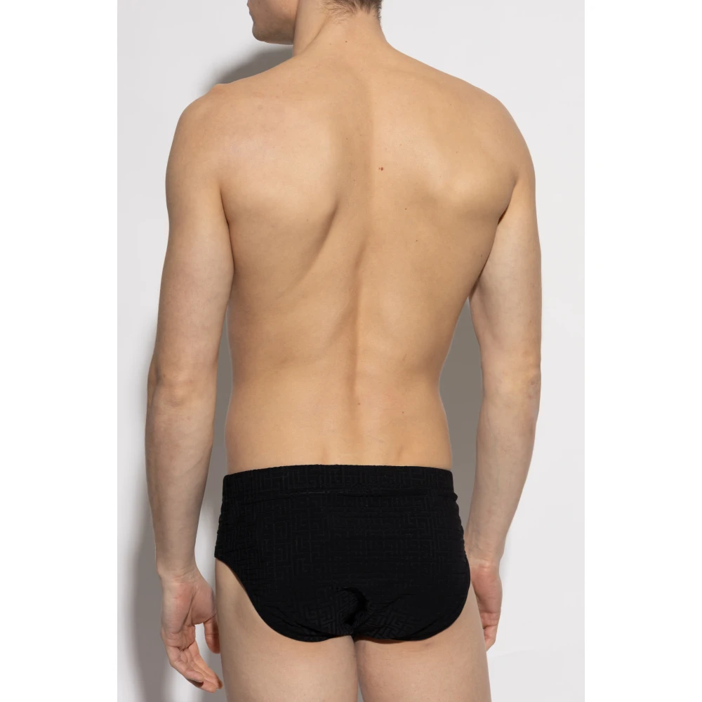 Balmain Zwembroek Black Heren
