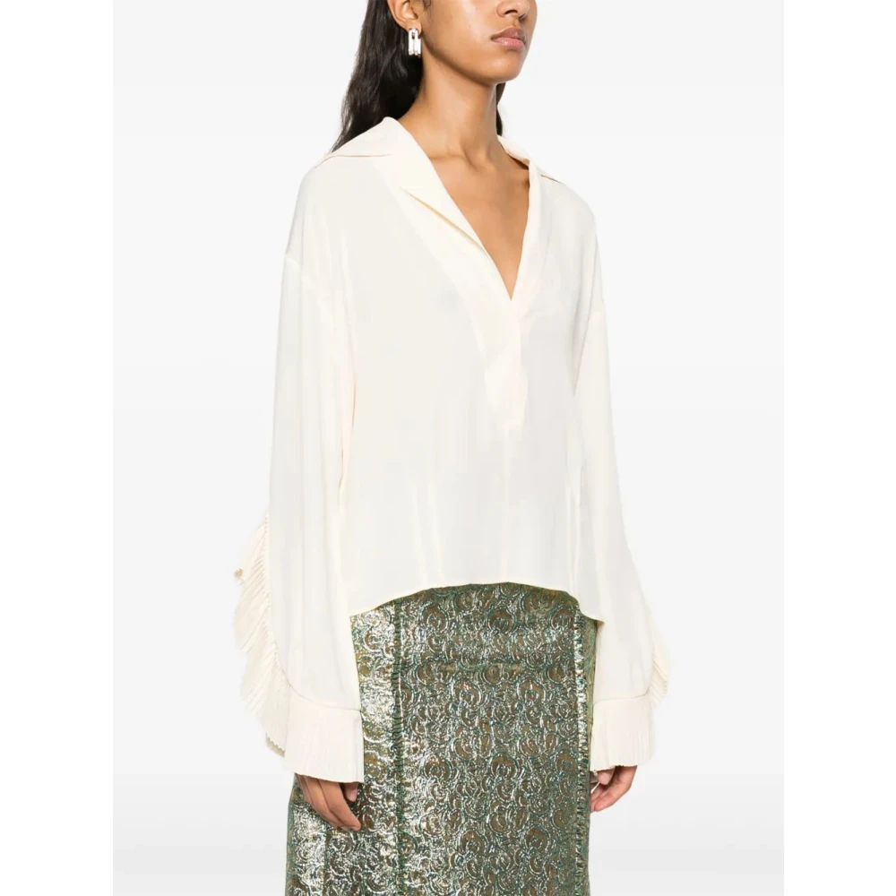N21 Stoffen Blouse Beige Dames