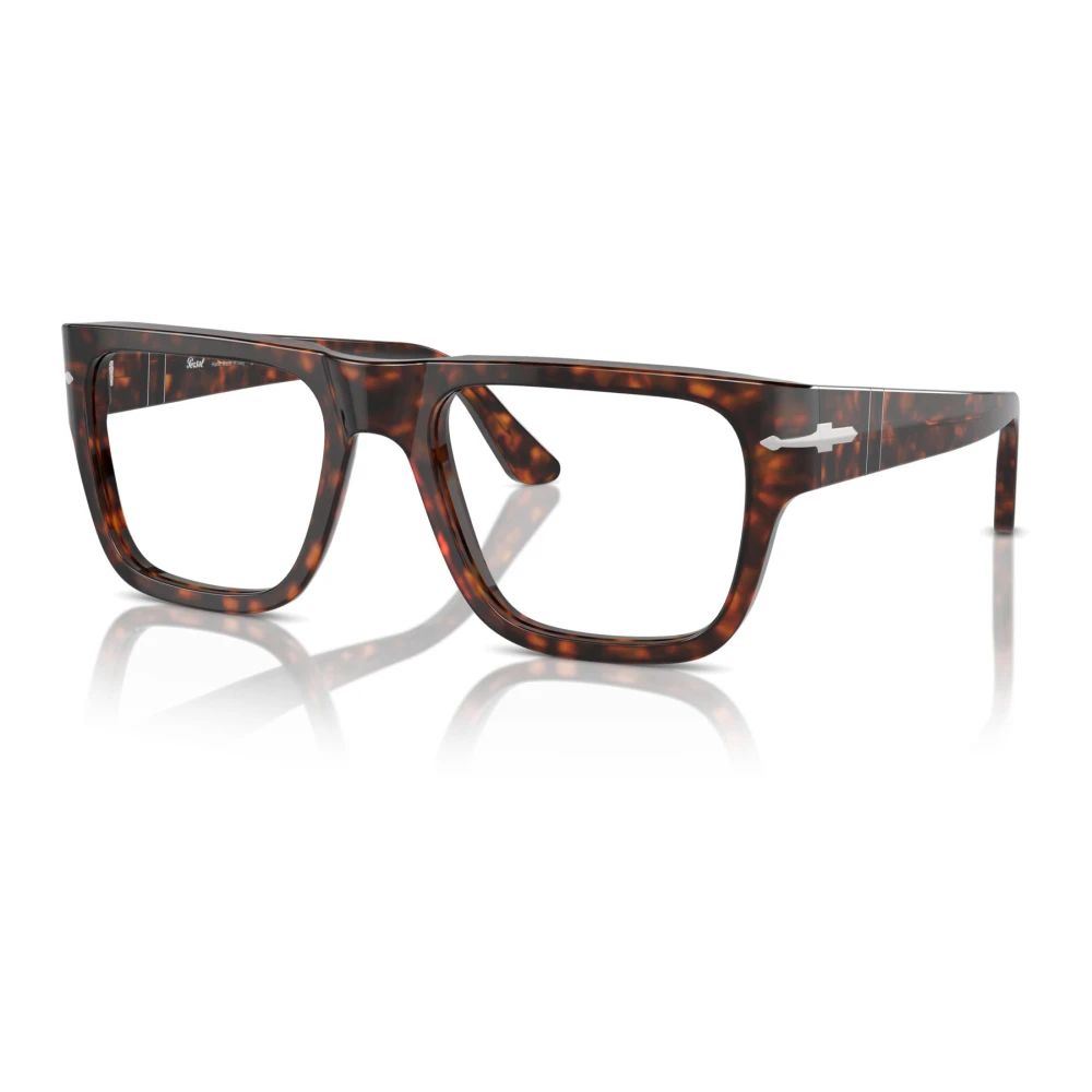 Persol Men's Brown Glasses,, Havana Eyewear Frames Medium