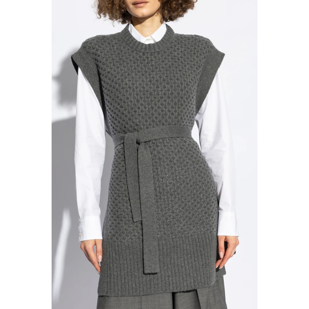 Fabiana Filippi Wollen vest Gray Dames