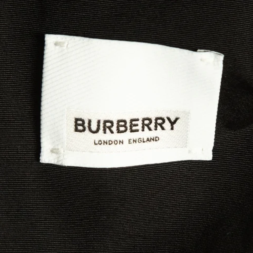 Burberry Vintage Pre-owned Cotton outerwear Black Dames