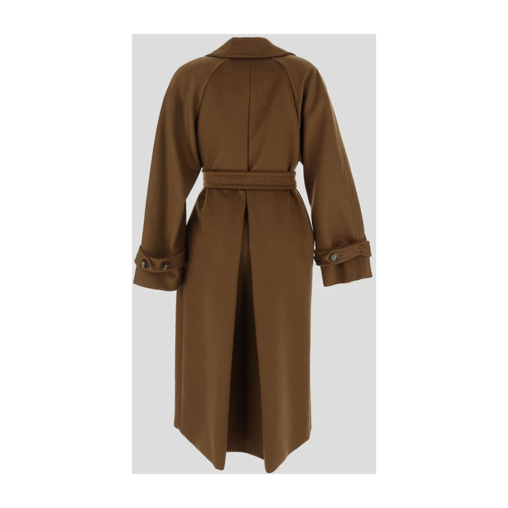SPORTMAX Virgin Wool Leandro Coat Green Dames