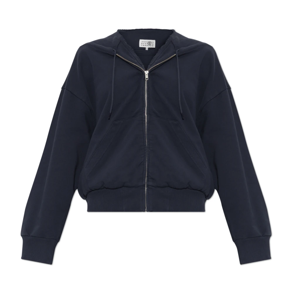Mm6 Maison Margiela Mujer Azul Sudaderas, Talla: L