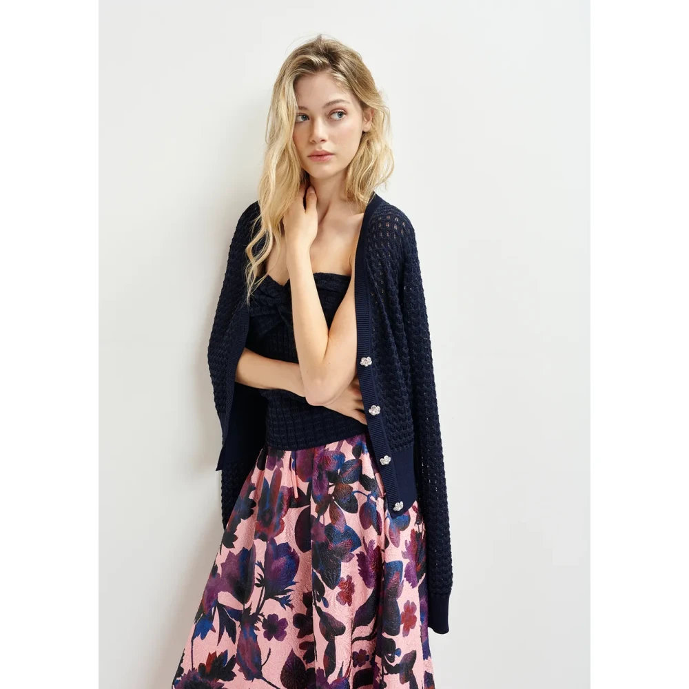Essentiel Antwerp Stijlvolle Cardigan voor Vrouwen Blue Dames