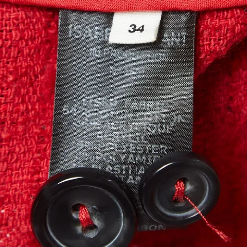 Isabel Marant Pre-owned Fabric outerwear Red Dames