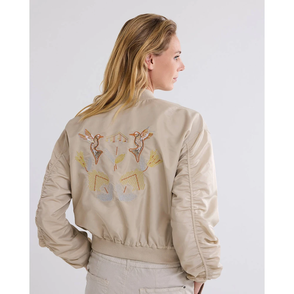 Summum Woman Bomberjack 1s1203-12067 Beige Dames