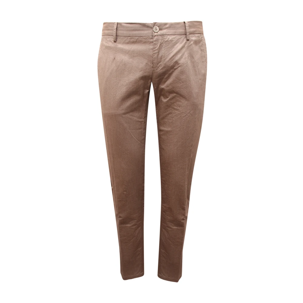 Dolce & Gabbana Men's Brown Stylish Dg Trousers