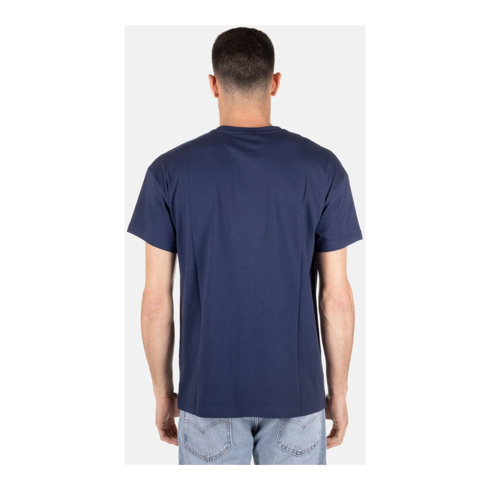 Aspesi Heren Basic T-shirt Blue Heren