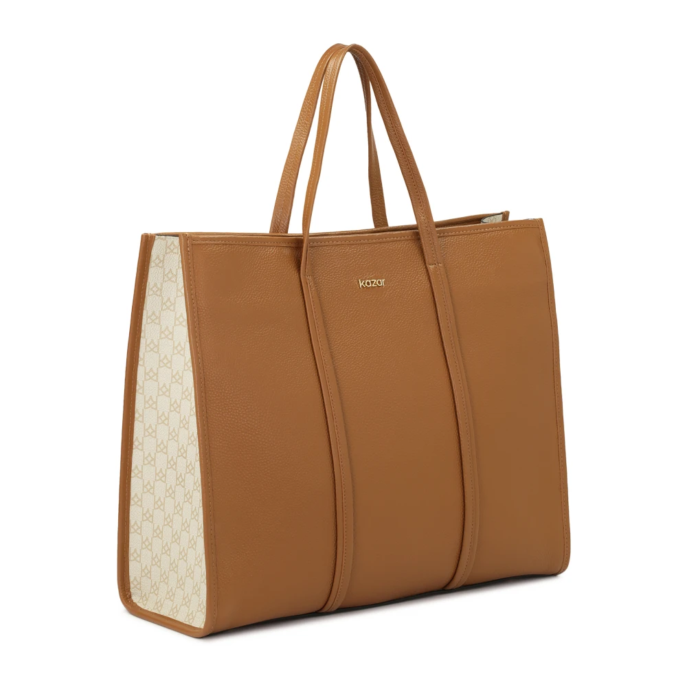 Kazar Dubbelzijdige tote tas Brown Dames