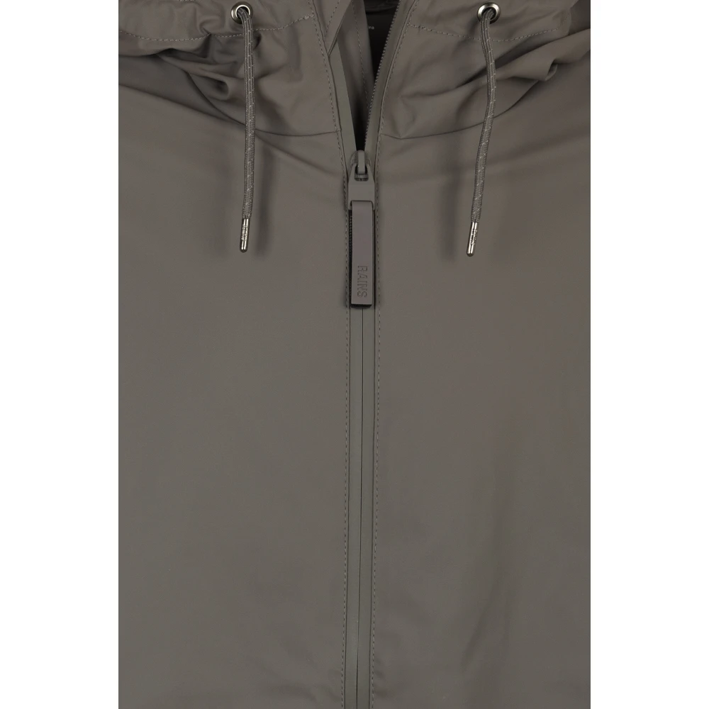 Rains Grijze Storm Breaker Waterdichte Jas Gray Heren