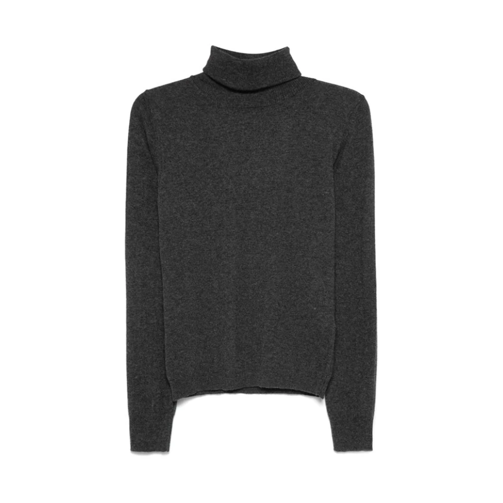 Ermanno Scervino Grijze Gebreide Turtleneck Sweater Gray Dames