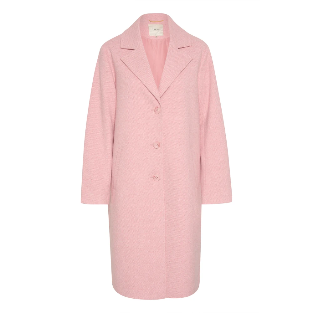 Coats > Single-Breasted Coats - - Cream - Modalova