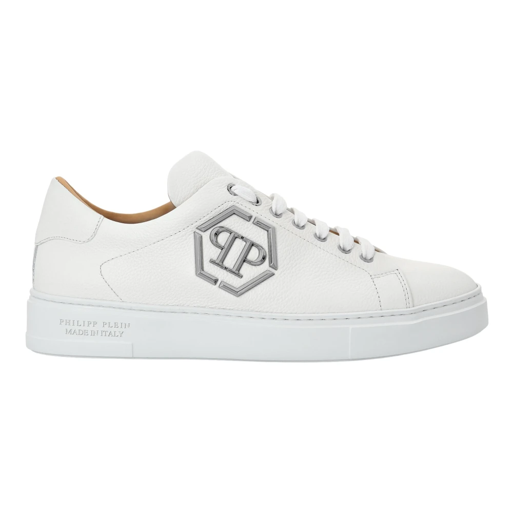Philipp Plein Hexagon Lo-Top Sneakers Heren Schoenen Wit