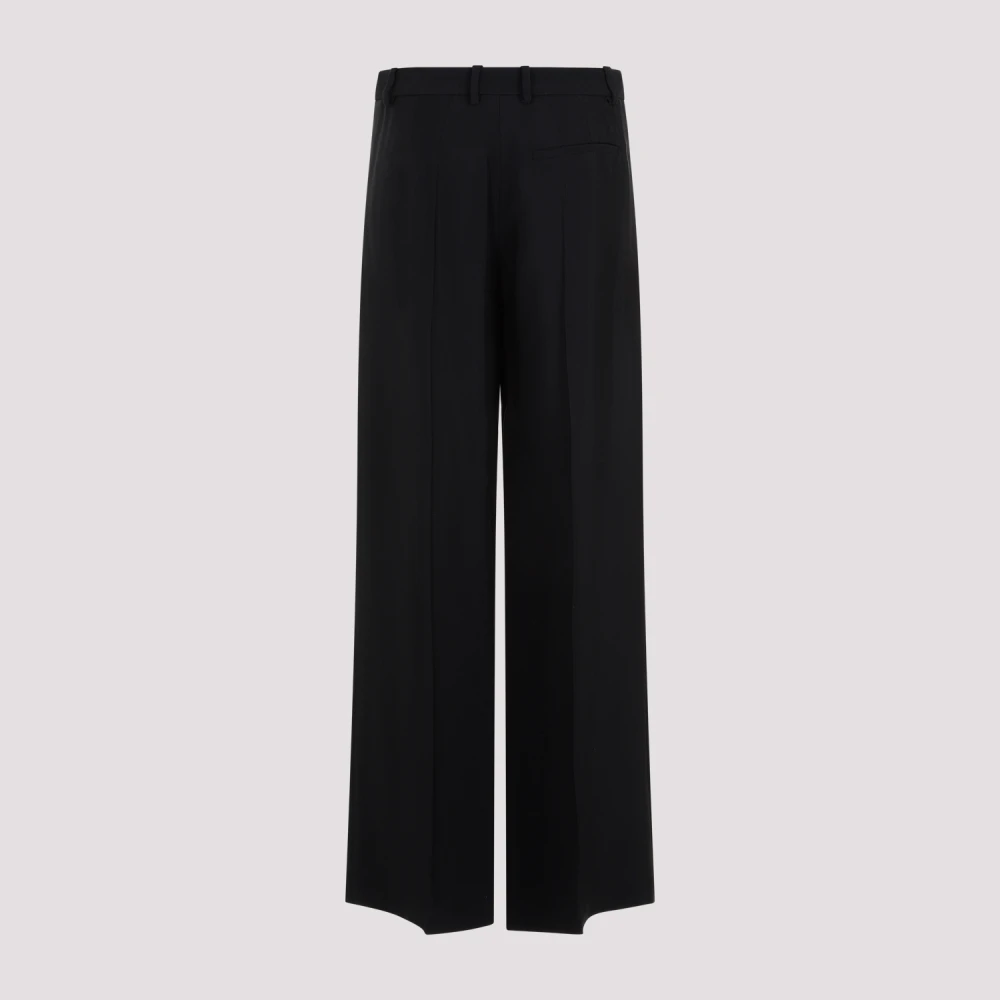 Mugler Wide Trousers Black Dames