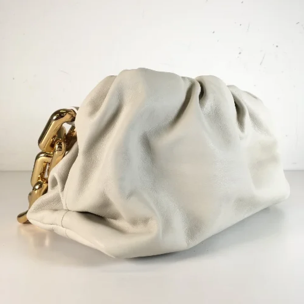 Bottega Veneta Vintage Pre-owned Leather shoulder-bags White Dames