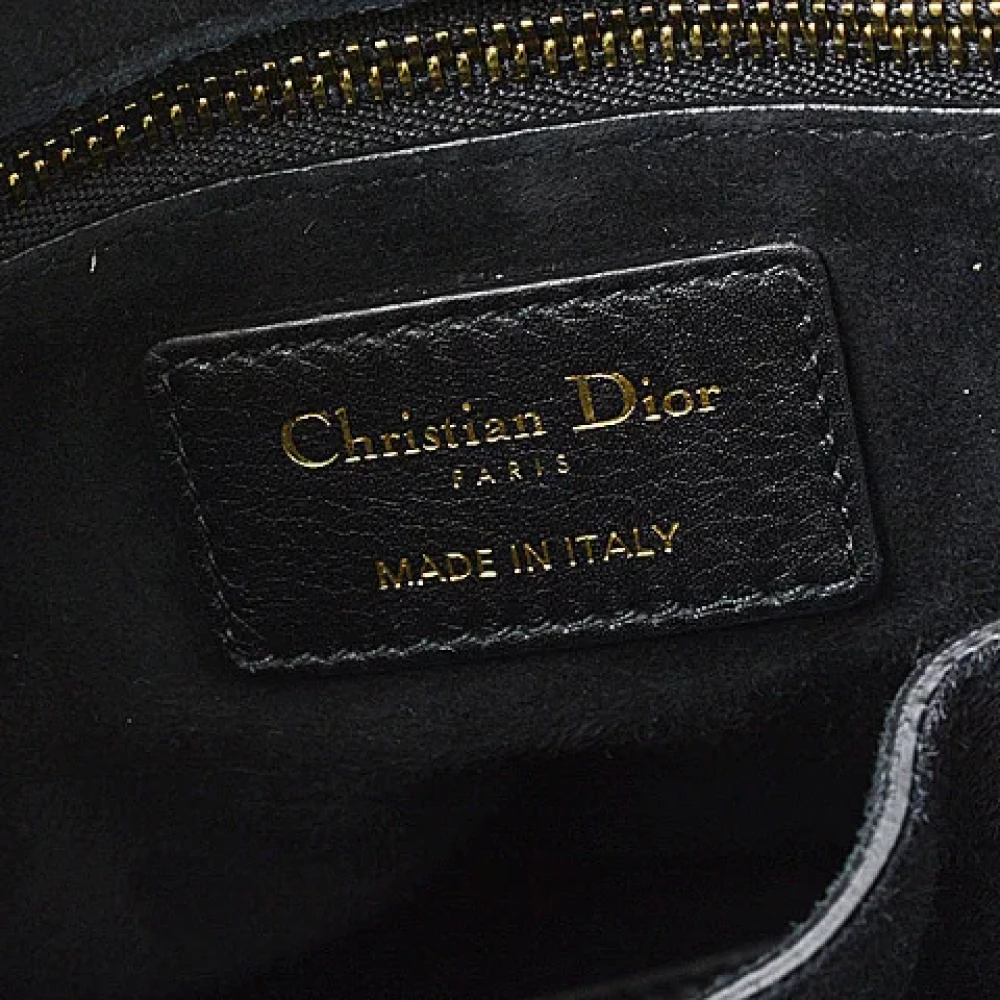 Dior Vintage Pre-owned Leather dior-bags Black Dames