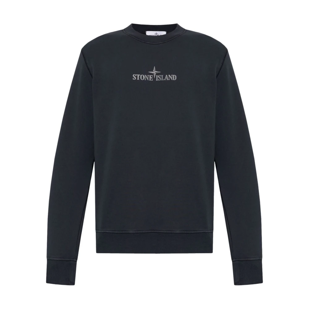 Stone Island Blauwe Sweater Collectie Blue Heren