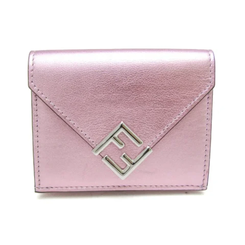 Fendi Vintage Pre-owned Leather wallets Pink Dames