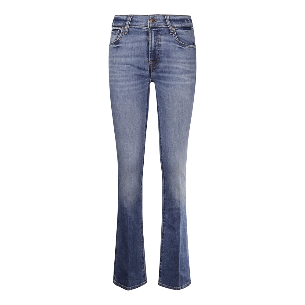 7 For All Mankind Jeans Bootcut Blue Dames