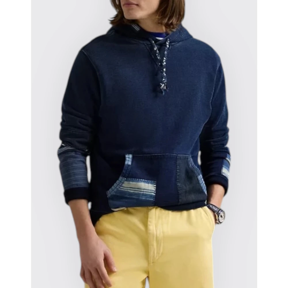 Polo Ralph Lauren Fleece Patch Sweatshirt Blue Heren