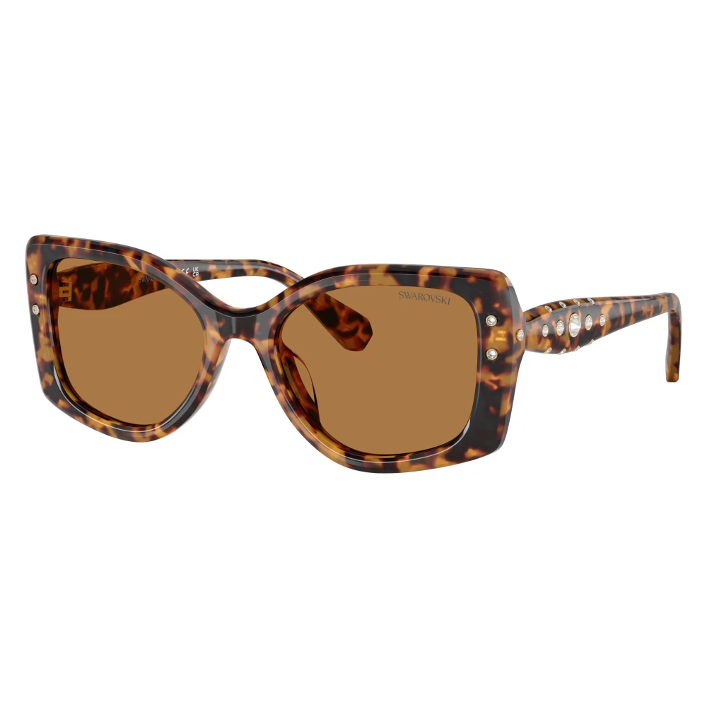 Swarovski Unisex Brown Sk6058u Sunglasses - Sunglasses - 54 Mm - Accessories