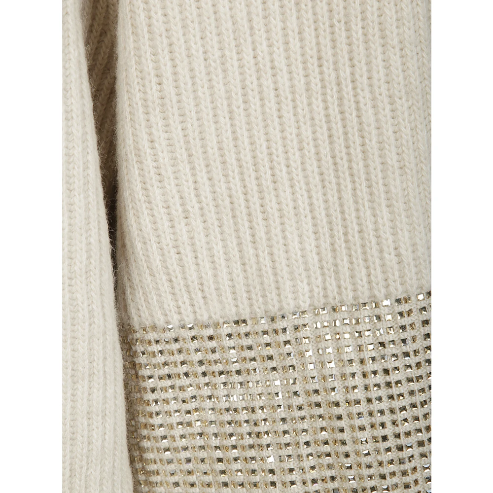 Golden Goose Raglan Boxy Crewneck Top Beige Dames