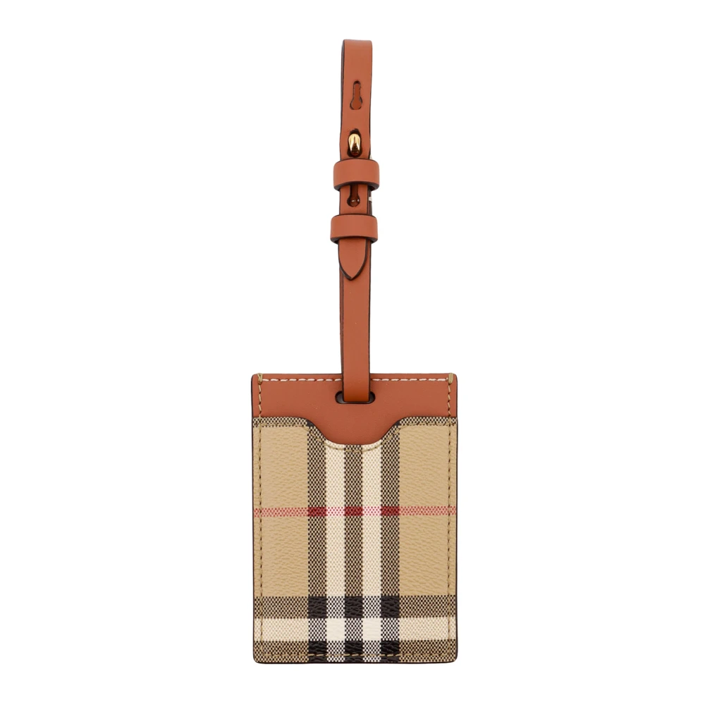 Burberry Canvas Bagagelabel Beige Dames