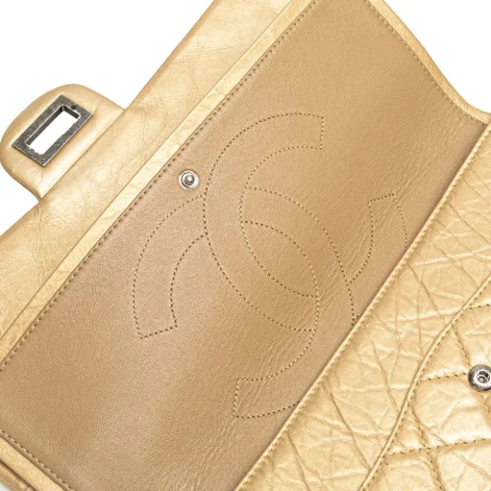Chanel Vintage Pre-owned Leather chanel-bags Yellow Dames
