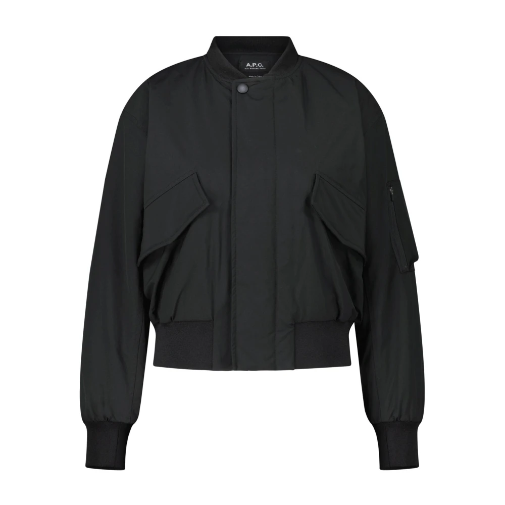 A.p.c. Haley Bomberjack Stijl Black Dames
