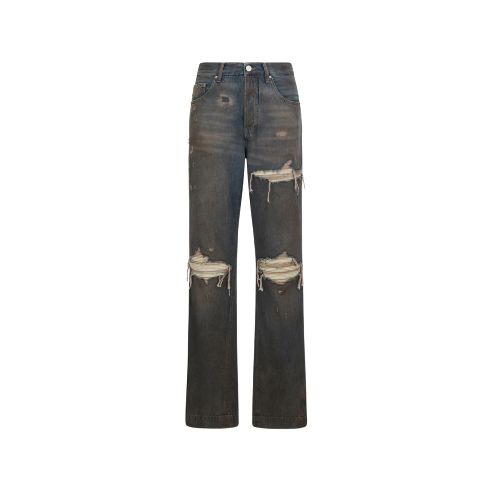 Amiri Gray Straight Jeans - Male - Straight Fit Jeans - W33 - Jeans