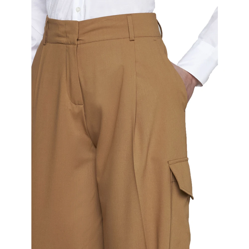 Blanca Vita Leren Bruine Broek Brown Dames