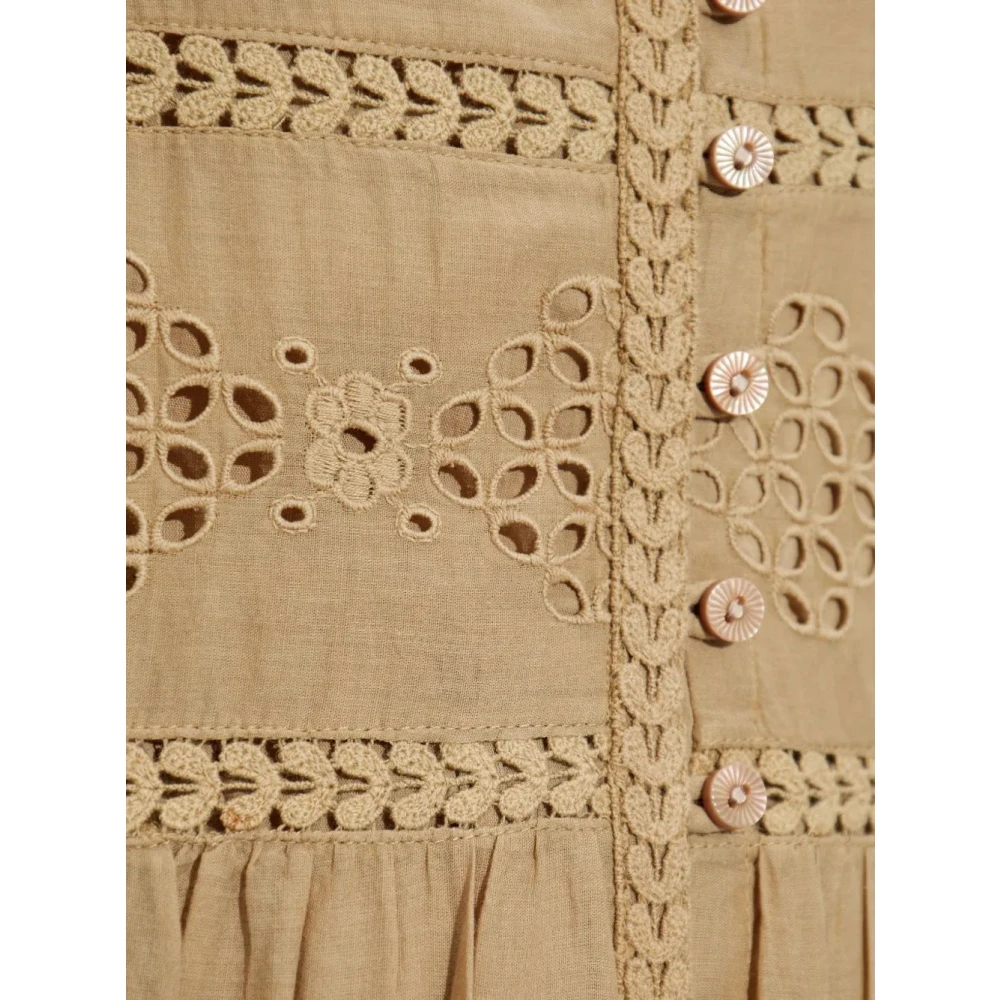 Isabel Marant Étoile Elegante Divine Jurk Beige Dames