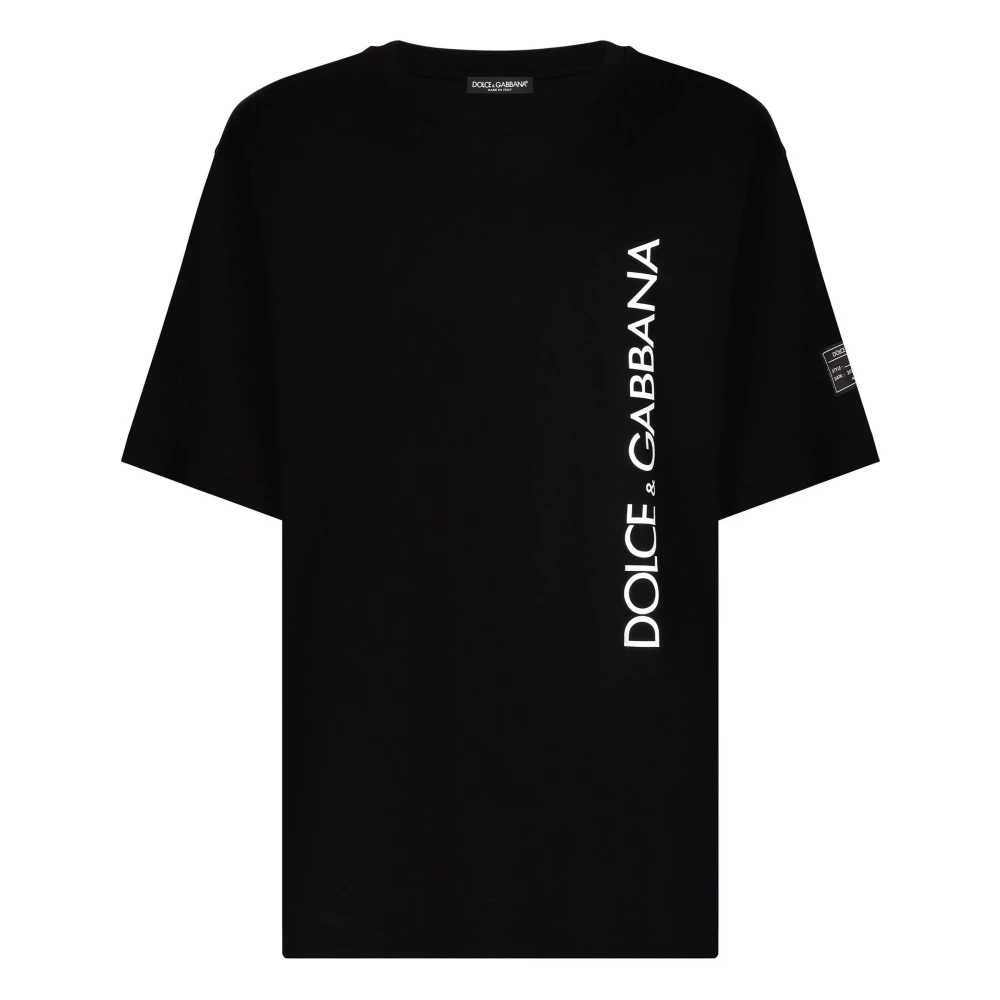 Dolce & Gabbana Zwarte T-shirts en Polos Collectie Black Heren
