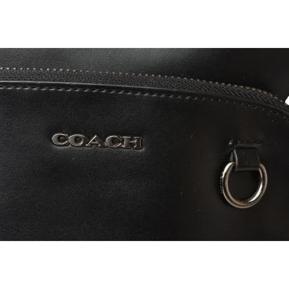 Coach Pre-owned Leather crossbody-bags Black Heren