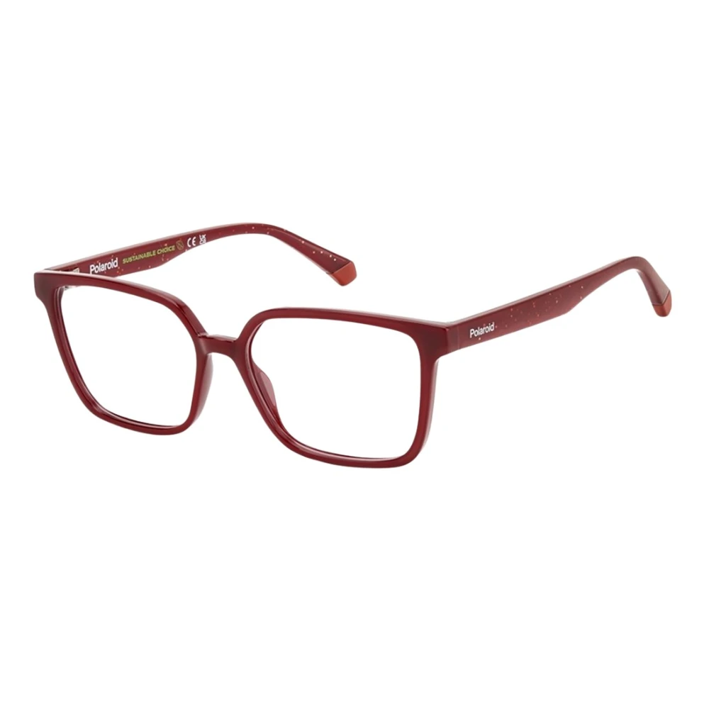 Polaroid Unisex Red Glasses, 49 Mm, D836 C9a Optical Frame