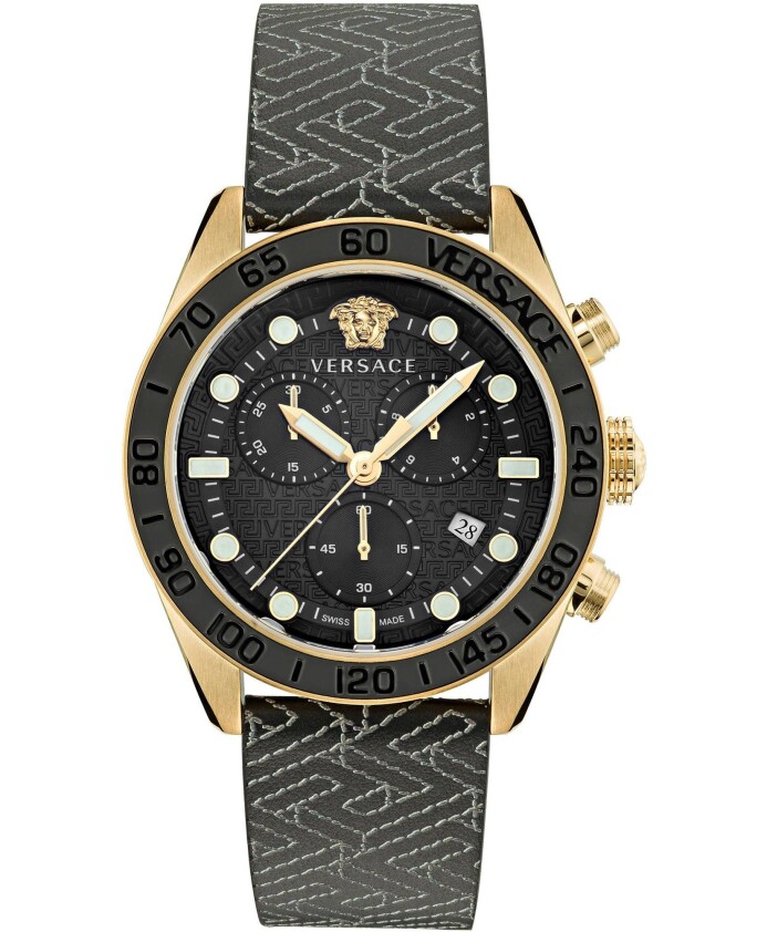 greca-dome-chrono-leather-strap-watch