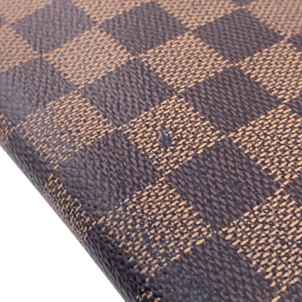 Louis Vuitton Vintage Pre-owned Canvas wallets Brown Dames