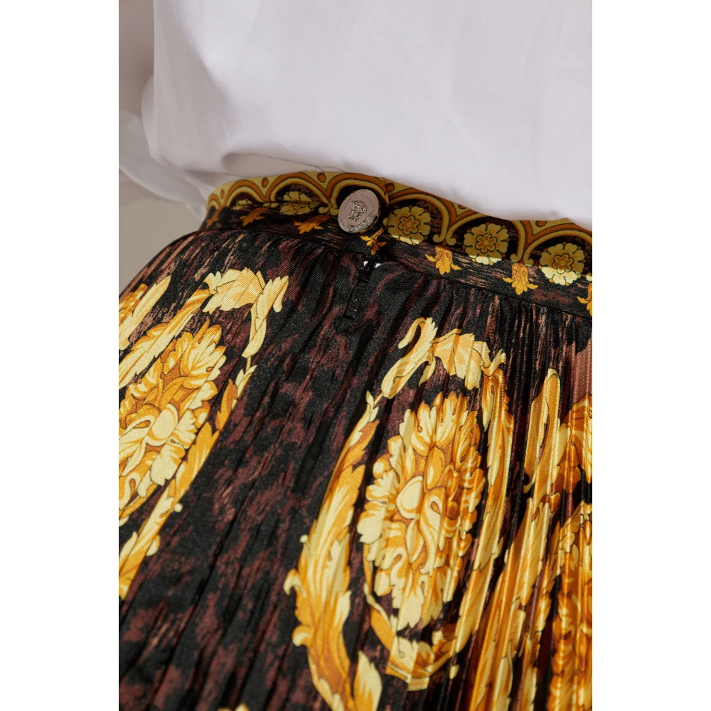 Versace Geplooide rok Brown Dames