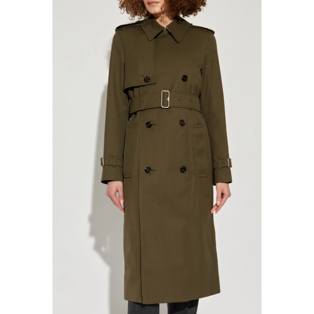Burberry Katoenen trenchcoat Green Dames
