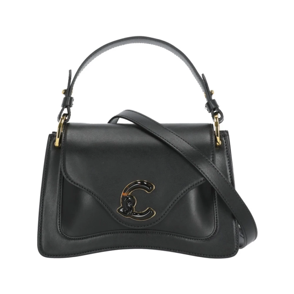Coccinelle Black Calf Leather Bos Taurus Shoulder Bag - Image 3