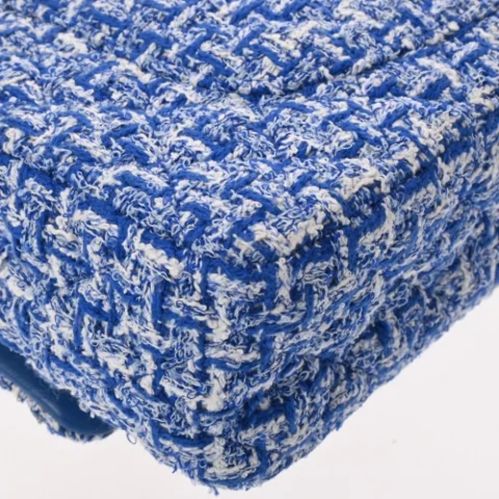 Chanel Vintage Pre-owned Fabric chanel-bags Blue Dames